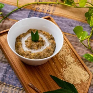 MUNG BEAN PORRIDGE WITH UPLAND MILLET (Burjowut)