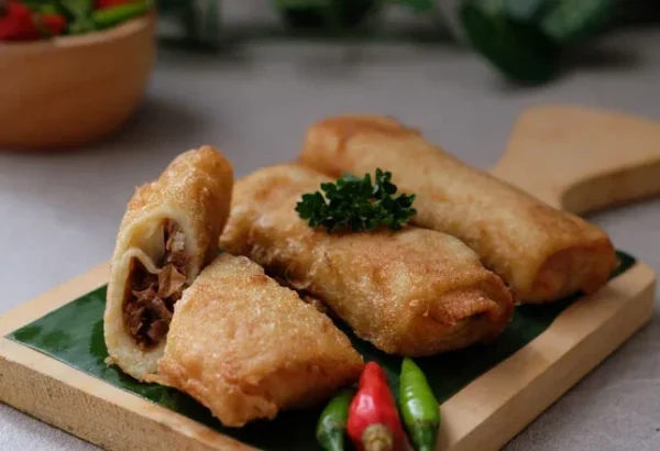 SORGHUM BAMBOO SHOOTS WRAP (Sosis Solo)